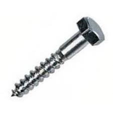 8MM X 70MM HEX COACH SCREW BZP 100 PER BOX 8MM X 70MM HEX COACH SCREW BZP 100 PER BOX